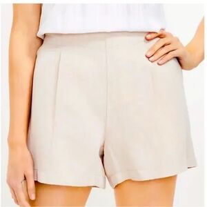 LOFT Linen Blend Shorts